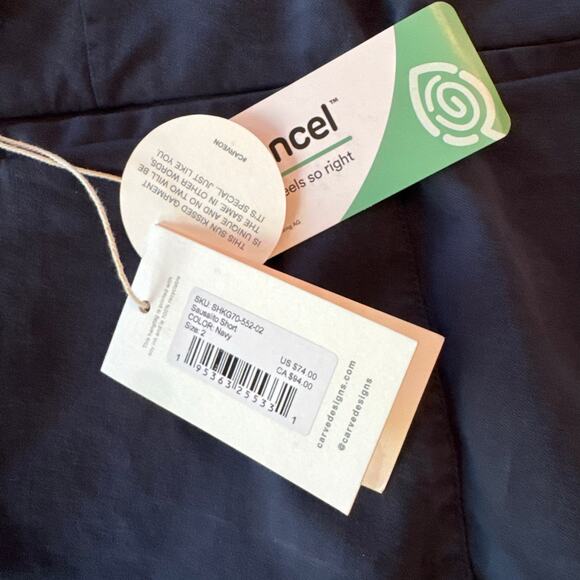 NEW Carve Designs Women’s SAUSALITO SHORT Mid Rise s2 Navy Blue Hike Outdoor - Picture 9 of 9